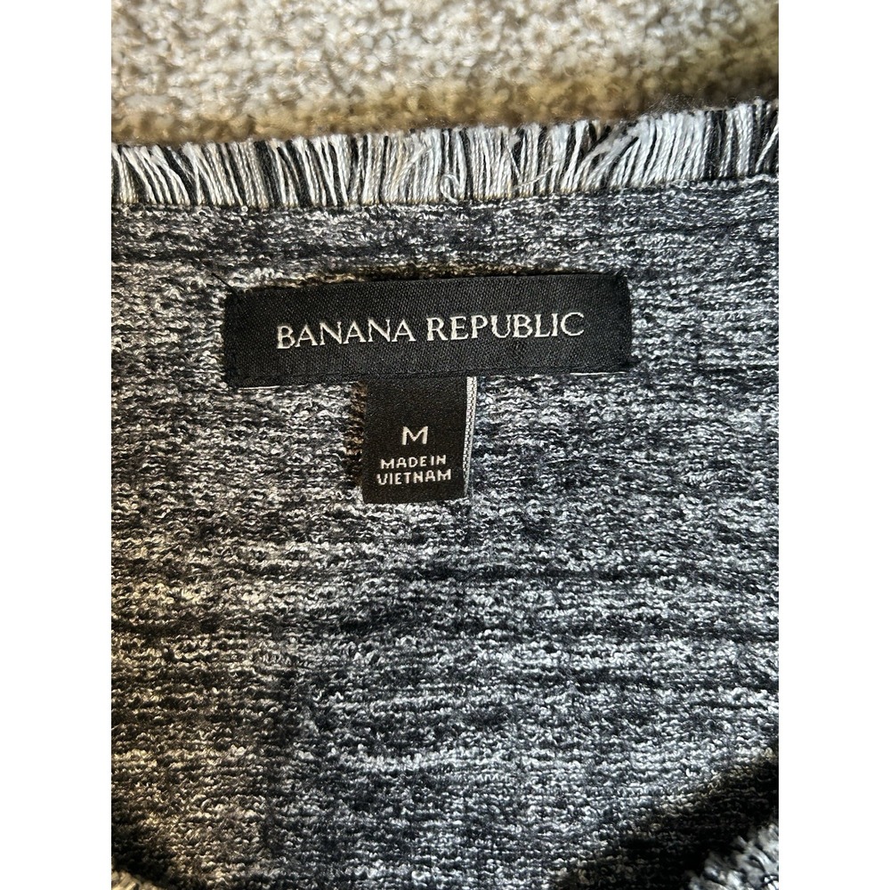 Banana Republic Women's Tweed Blazer Jacket M Grey - Picture 3 of 11